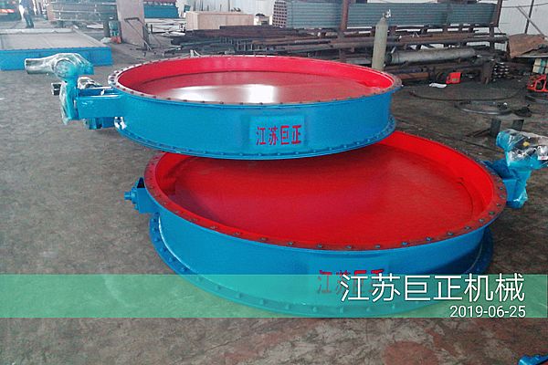 圓形擋板門(直徑220cm)制作完工,現(xiàn)場(chǎng)展示