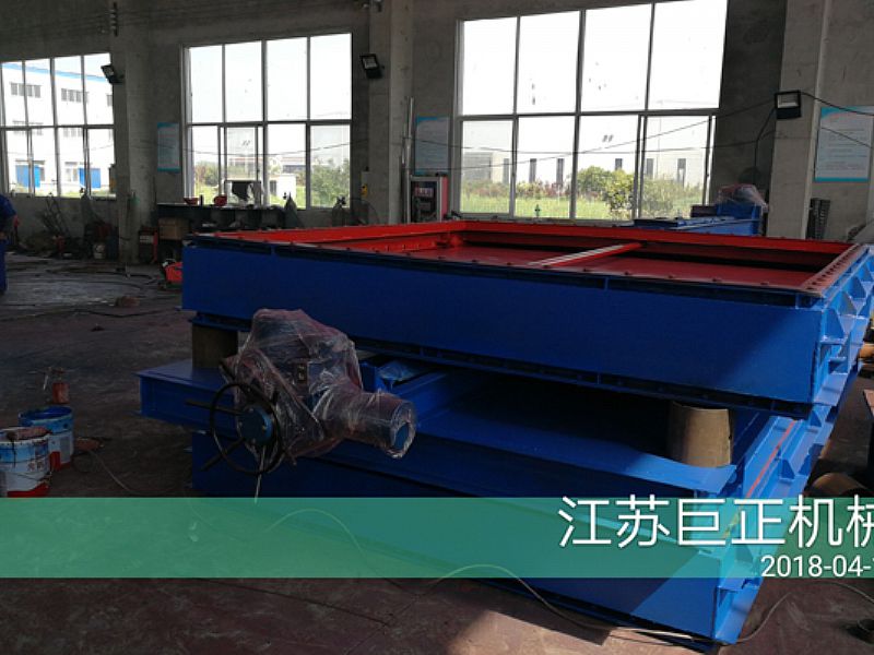 方形擋板門（寬12M）驗(yàn)收合格，發(fā)貨準(zhǔn)備中