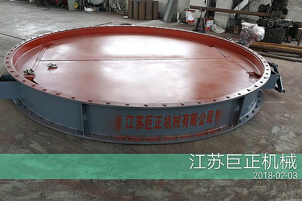 圓形擋板門(mén)（直徑270cm）完工了，準(zhǔn)備發(fā)往江西客戶