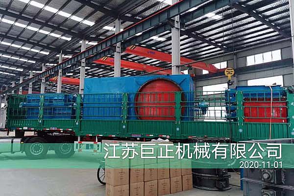 一批煙道插板閥制作完工，發貨準備中